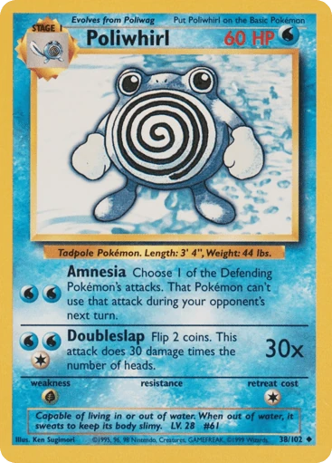 Poliwhirl — Base #38