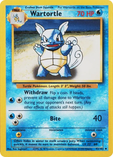 Wartortle — Base #42