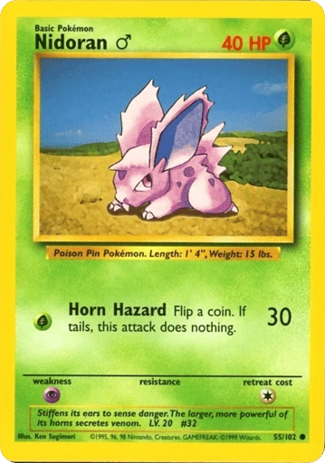 Nidoran ♂ — Base #55