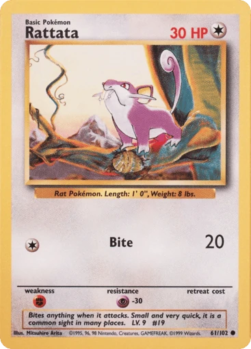 Rattata — Base #61