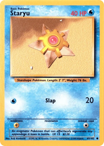 Staryu — Base #65