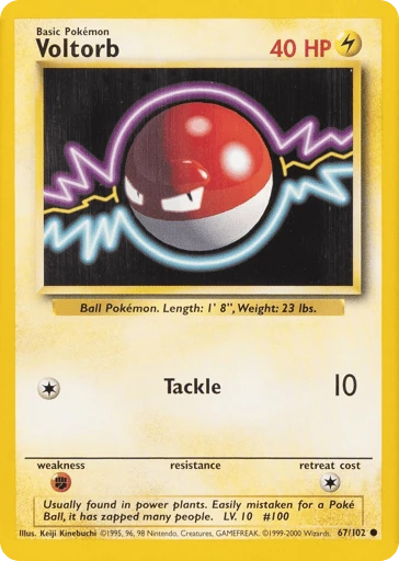 Voltorb — Base #67