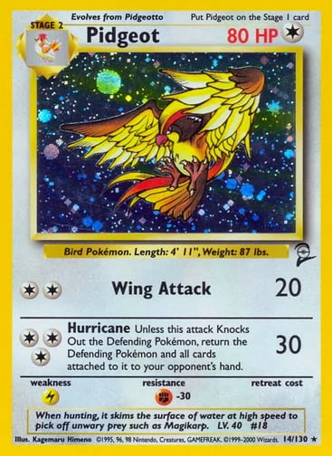 Pidgeot — Base Set 2 #14