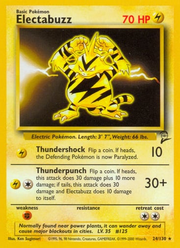 Electabuzz — Base Set 2 #24