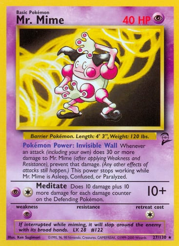 Mr. Mime — Base Set 2 #27