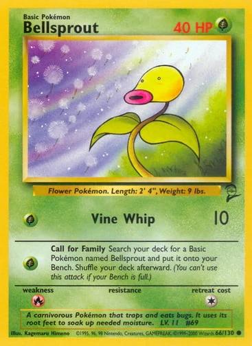 Bellsprout — Base Set 2 #66