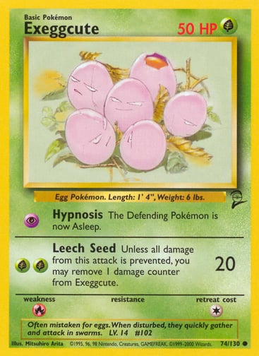 Exeggcute — Base Set 2 #74