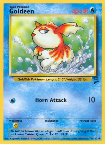 Goldeen — Base Set 2 #76