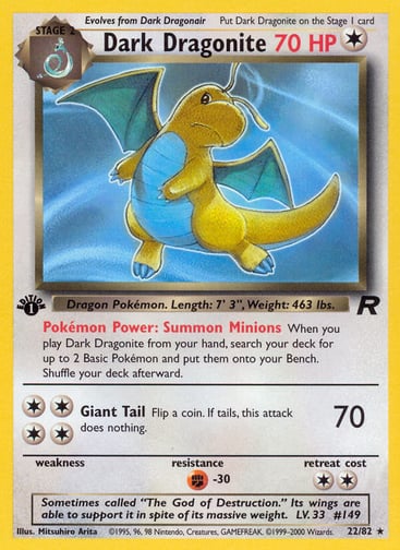Dark Dragonite — Team Rocket #22