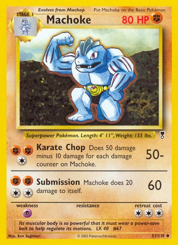 Machoke — Legendary Collection #51