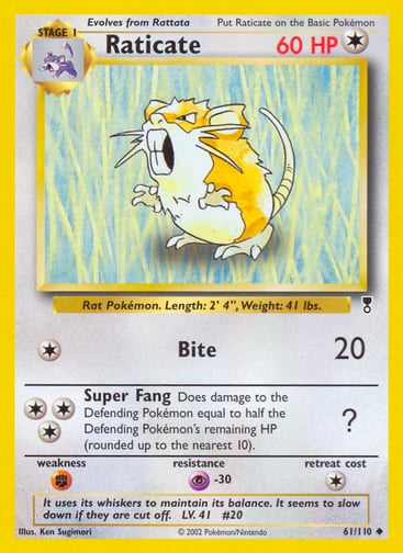 Raticate — Legendary Collection #61