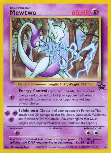 Mewtwo — Wizards Black Star Promos #12