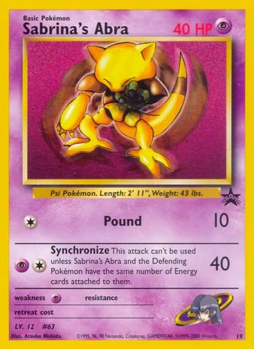 Sabrina's Abra — Wizards Black Star Promos #19