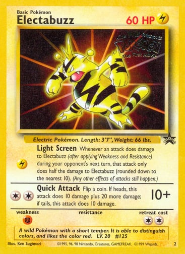 Electabuzz — Wizards Black Star Promos #2