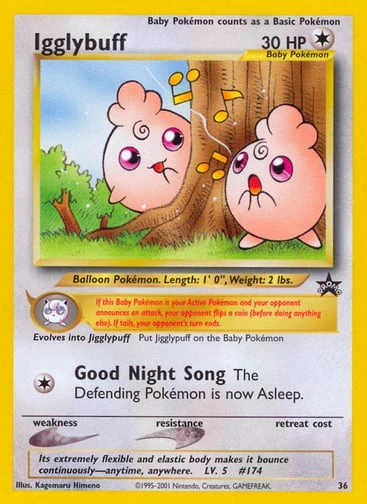 Igglybuff — Wizards Black Star Promos #36