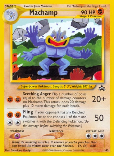 Machamp — Wizards Black Star Promos #43