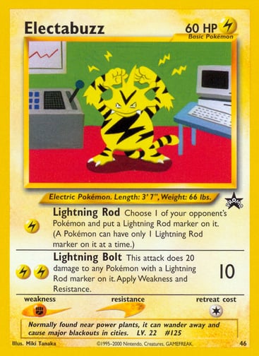 Electabuzz — Wizards Black Star Promos #46