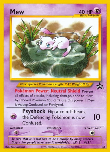 Mew — Wizards Black Star Promos #47