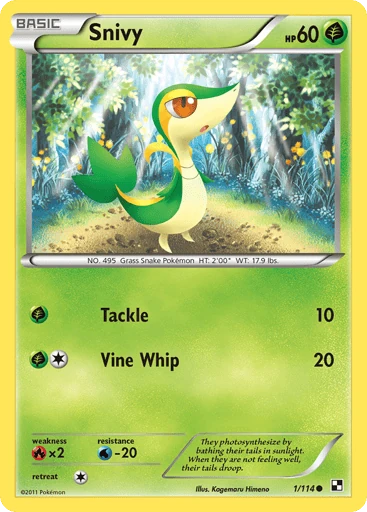 Snivy — Black & White #1