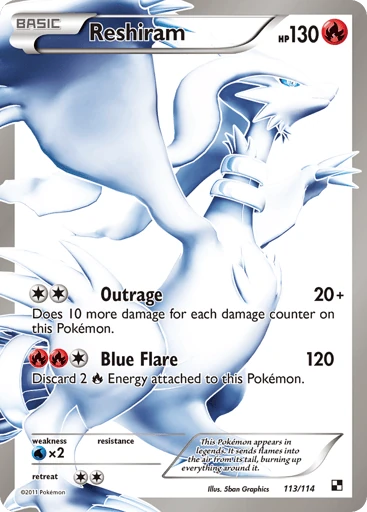 Reshiram — Black & White #113