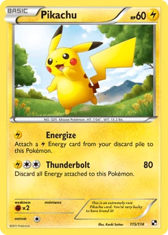 Gold Pokémon Cards — Pikachu