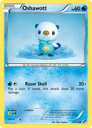Oshawott — Black & White #28