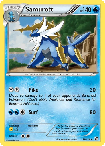 Samurott — Black & White #31