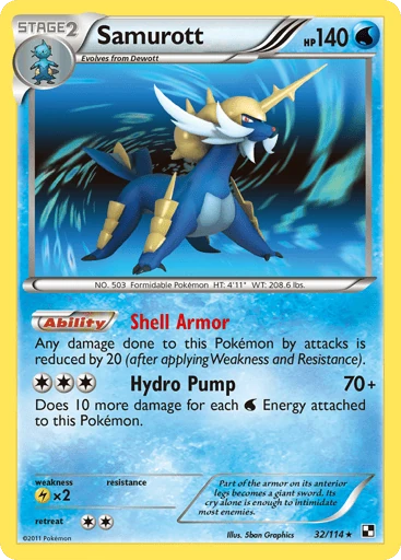 Samurott — Black & White #32