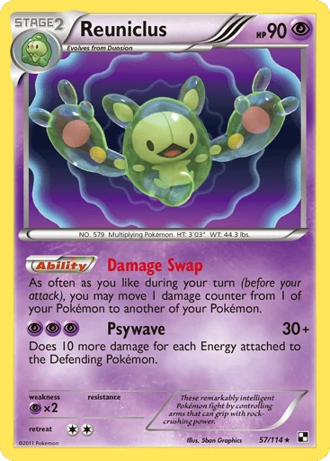 Reuniclus — Black & White #57