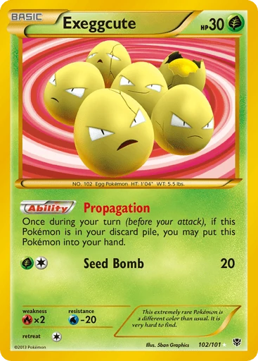 Exeggcute — Plasma Blast #102
