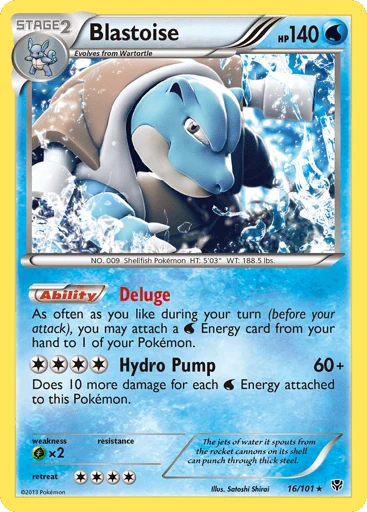 Blastoise — Plasma Blast #16