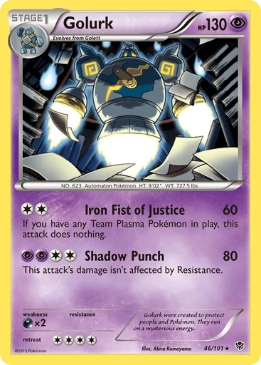 Golurk — Plasma Blast #46