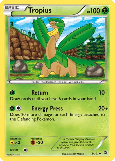 Tropius — Plasma Blast #5
