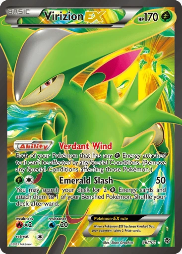 Virizion-EX — Plasma Blast #96