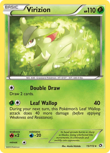 Virizion — Legendary Treasures #15