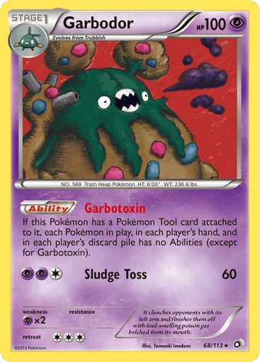 Garbodor — Legendary Treasures #68