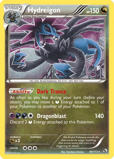 Hydreigon — Legendary Treasures #99