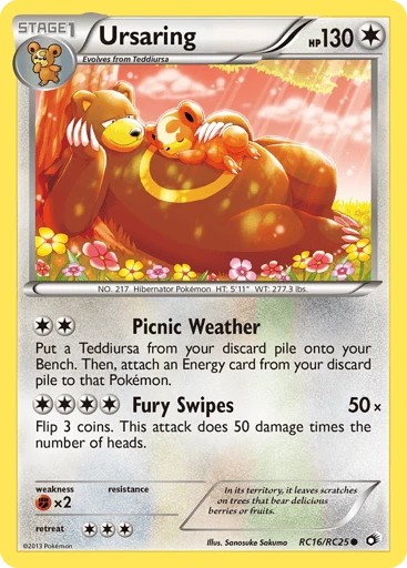 Ursaring — Legendary Treasures #RC16