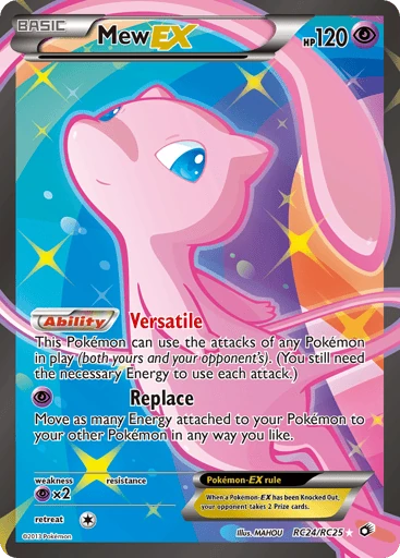 Mew-EX — Legendary Treasures #RC24