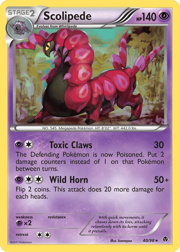 Scolipede — Emerging Powers #40