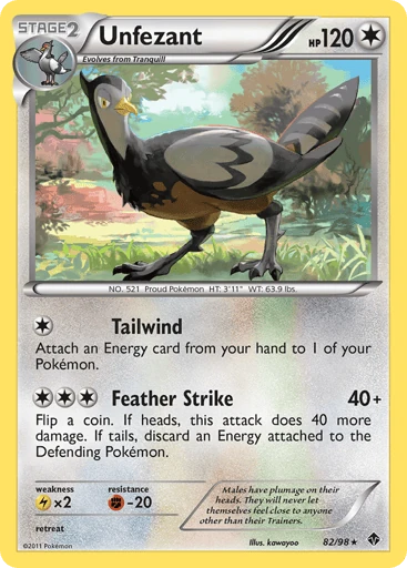 Unfezant — Emerging Powers #82