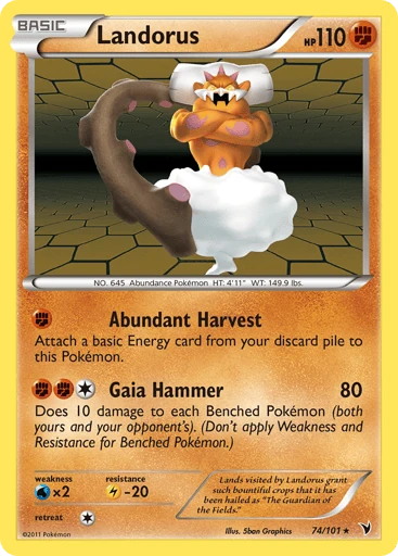 Landorus — Noble Victories #74