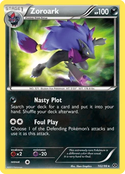 Gold Pokémon Cards — Zoroark