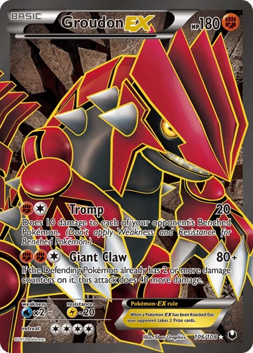 Groudon-EX — Dark Explorers #106