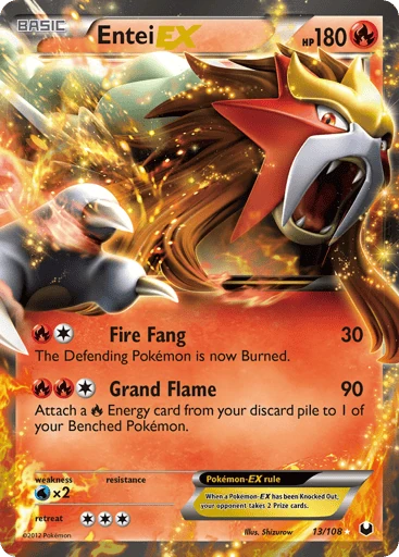 Entei-EX — Dark Explorers #13
