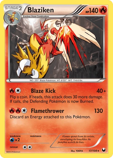 Blaziken — Dark Explorers #17