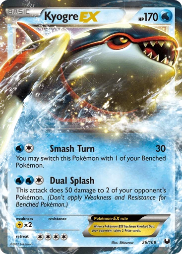 Kyogre-EX — Dark Explorers #26