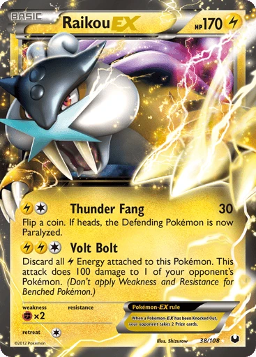 Raikou-EX — Dark Explorers #38