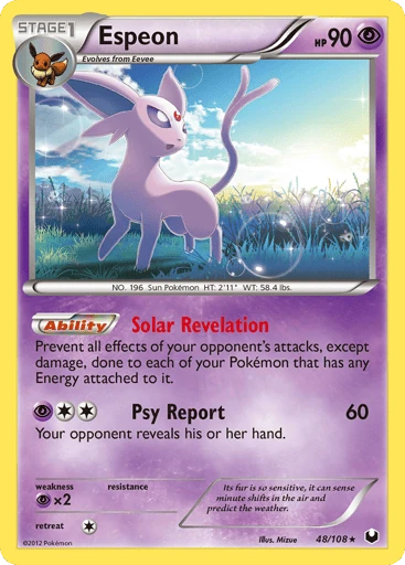 Espeon — Dark Explorers #48