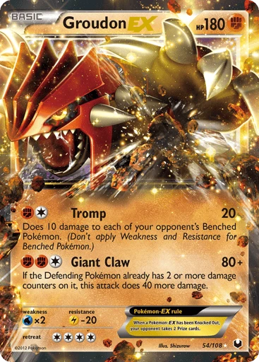 Groudon-EX — Dark Explorers #54
